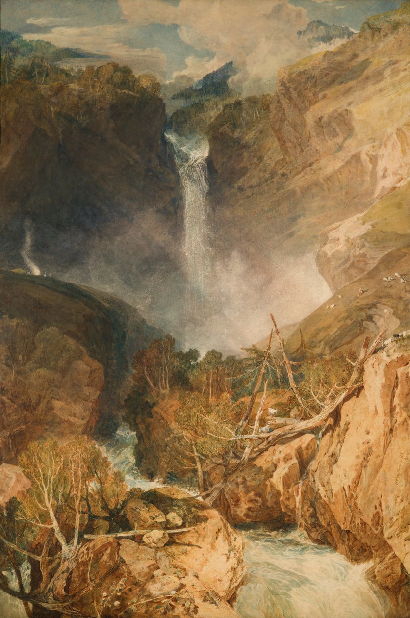 Le grandi cascate del Reichenbach, 1804 Stampa d'arte
